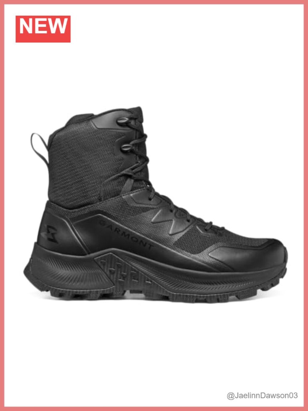 6" Side Zip Tactical Duty Boots Breathable Polyester Vibram Outsole Slip